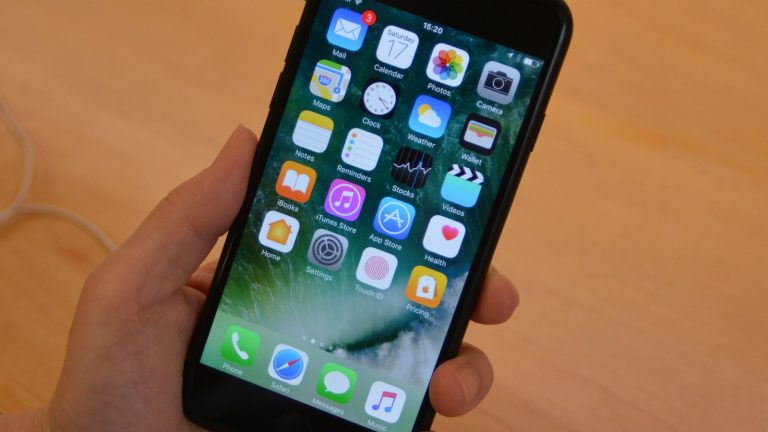 Gro&szlig;aufnahme iPhone Bildschirm
