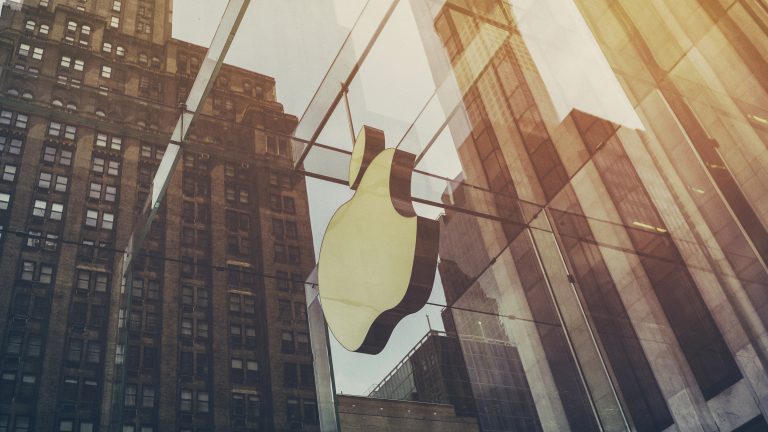 Apple Store mit Logo