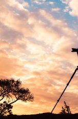 Fotografieren Fotografieren im Sonnenuntergang