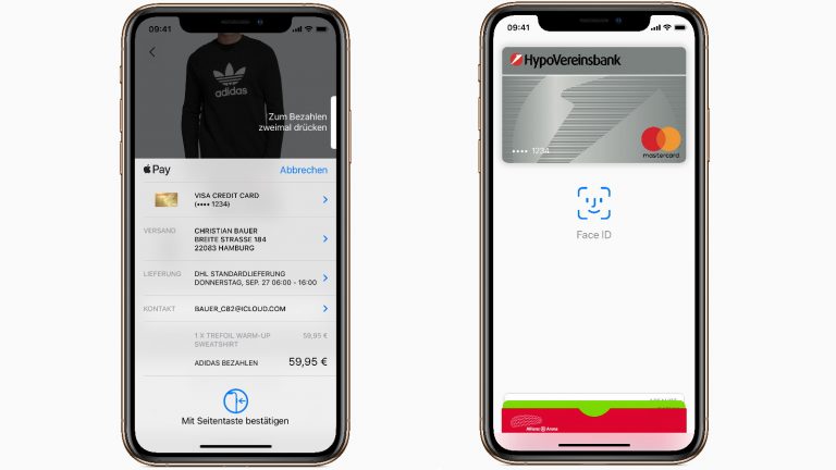 Apple Pay aufiPhones Screenshots Apple Pay aufiPhones Screenshots
